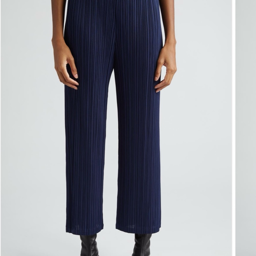 Pleats Please Issey Miyake Monthly Colours August Pleated Ankle Pants Size 3